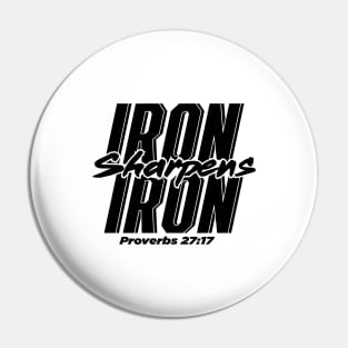 Iron sharpens iron! Pin