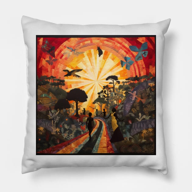 Shero´s Journey-  She Who Walks in the Light of the Ancestors Pillow by AscensionLife