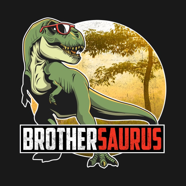 Brothersaurus T-Rex Dinosaur Saurus Brother Matching Family by MichelAdam