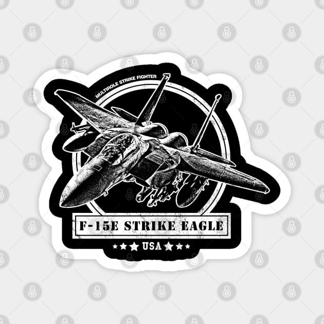 F-15E Strike Eagle Fighter Aircraft Magnet by rycotokyo81