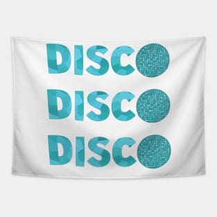 1970 RETRO Blue Disco Ball Tapestry