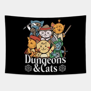 Dungeons & cats Tapestry