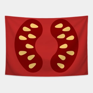 Funny Tomato Slice Costume Tapestry