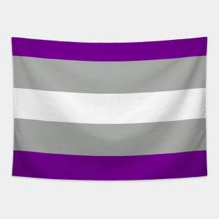 grey-asexual pride flag Tapestry