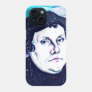 Martin Luther Snowy Portrait | Martin Luther Artwork 13 Phone Case