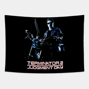 The Man Of The Future Terminators Juogment Day Tapestry