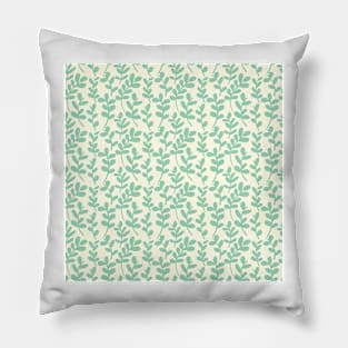 Seamless leaves pattern Pillow