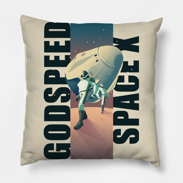 spaceX Pillow by sythelum