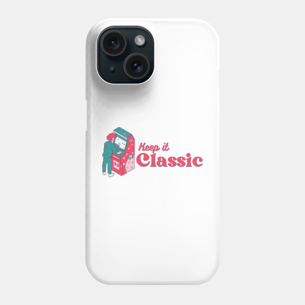 Arcade Video Games Keep it Classic Phone Case by EdSan Designs