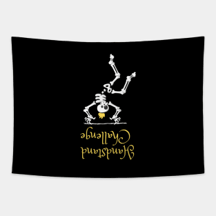 T Shirt Handstand Challenge Tapestry