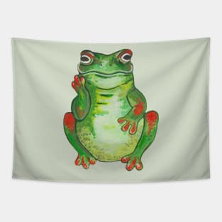 Big confused tropical frog Tapestry