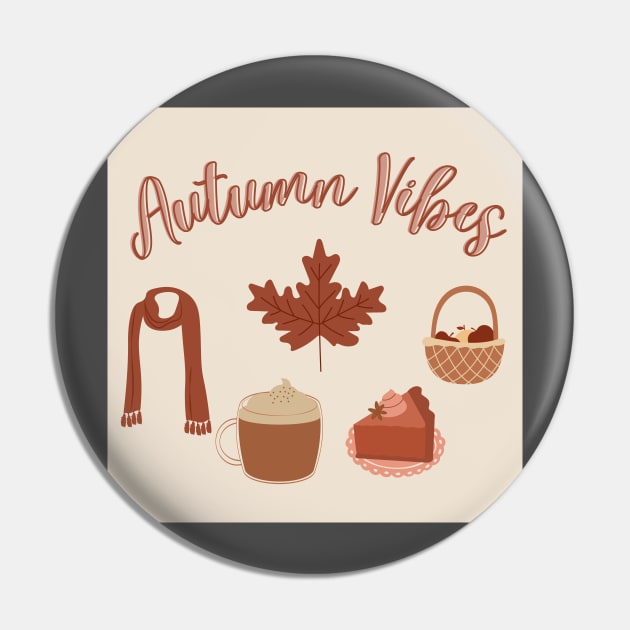 Autumn Vibes Pin by BeCreativeArts