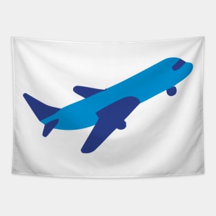 Domestic International Plane Flying Emoticon Tapestry