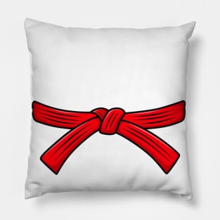 Red belt Karate Kyokushin Wado Goju Shotokan Shito ryu Pillow