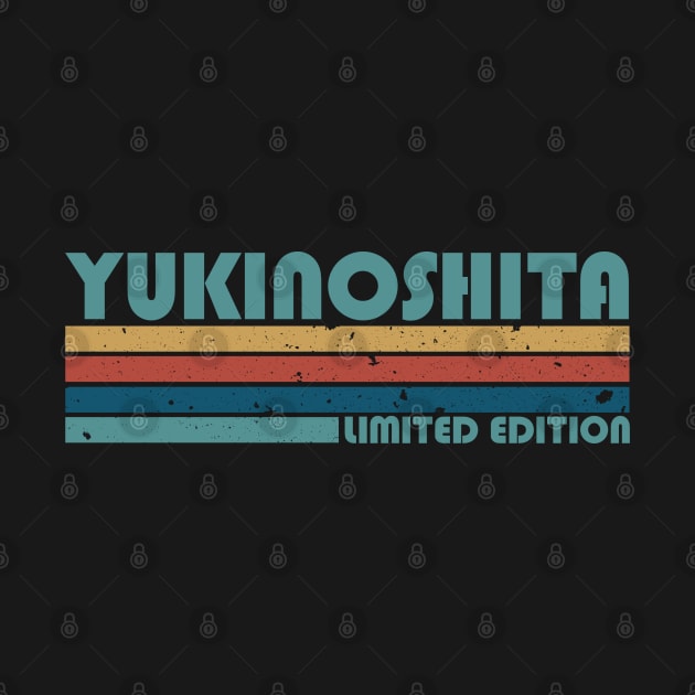 Proud Limited Edition Yukinoshita Name Personalized Retro Style by Kisos Thass