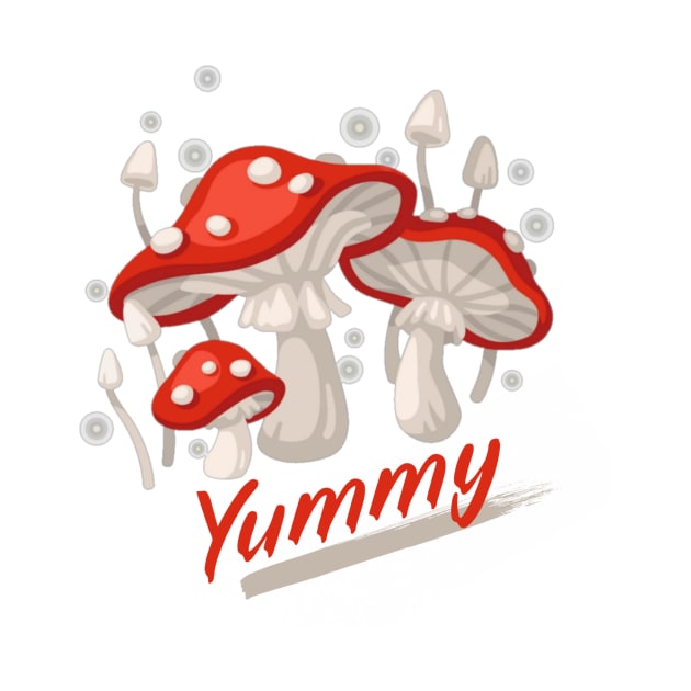 Yummy Mushroom by Tshirtstory