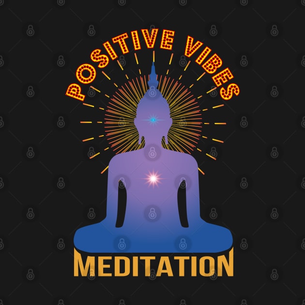 Positive Vibes Yoga Meditation by Global Creation