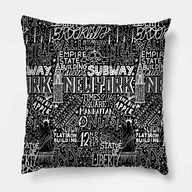 New York Pillow by hxrtsy