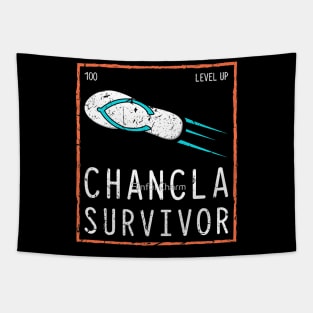 Chancla Survivor Funny Spanish Mexican Culture Tapestry