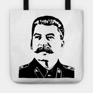 Joseph Stalin Pop Art Portrait Tote