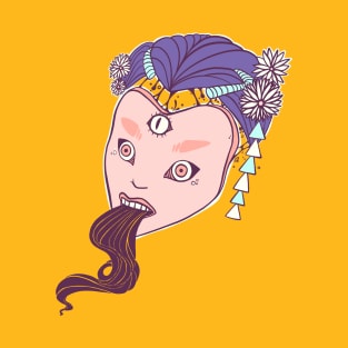 Third Eye Geisha Girl T-Shirt