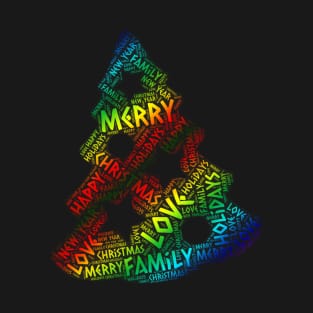 Christmas tree colorful T-Shirt