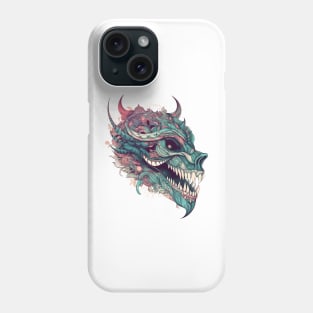 fantasy moster head of legendary dragon Phone Case