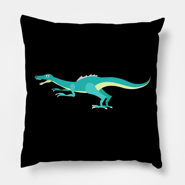 Allosaurus Pillow by riomarcos