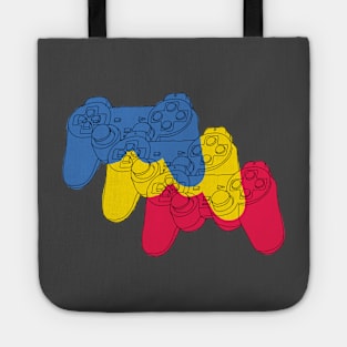 Layers of Controllers Dark Tote