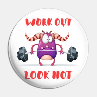 Work Out Look Hot Pin