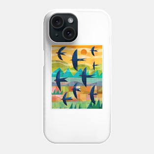 Swallows Phone Case