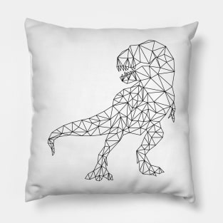 Tyrannosaurus Geometric 1 Pillow