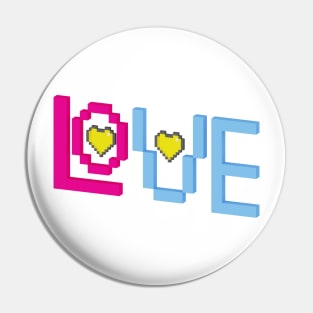 love voxel Pin