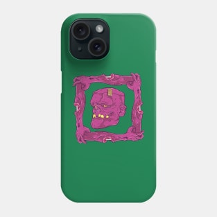 Frankenstein face zombie hand Phone Case