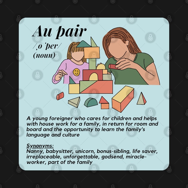 Au pair definition female blue by Wiferoni & cheese