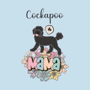 Black Cockapoo Mama T-Shirt