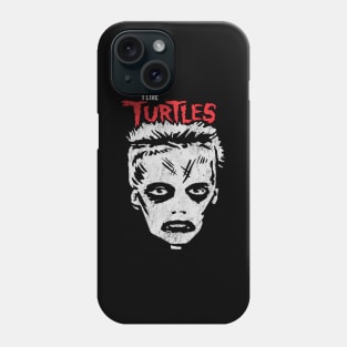 I Like Turtles Zombie Skull Face Phone Case