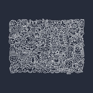 Scribbles doodles T-Shirt