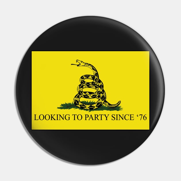 Gadsden Party Pin by Illustratorator