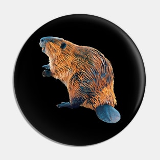 Beaver - Woodland Themed Kids Room, Funny Gifts For Forester, Cute Animals Pin