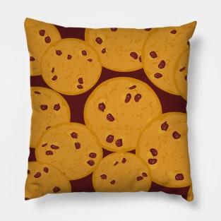 Chocolate chip cookie Pillow