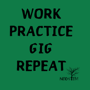 Work Practice Gig Repeat T-Shirt