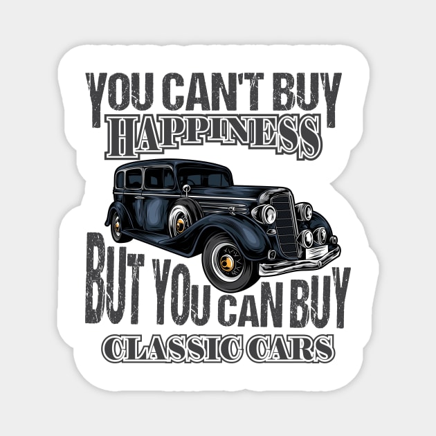 You Can't Buy Happiness But You Can Buy Car Magnet by YOUNESS98