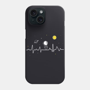 Astronaut Heartbeat Pulse Phone Case