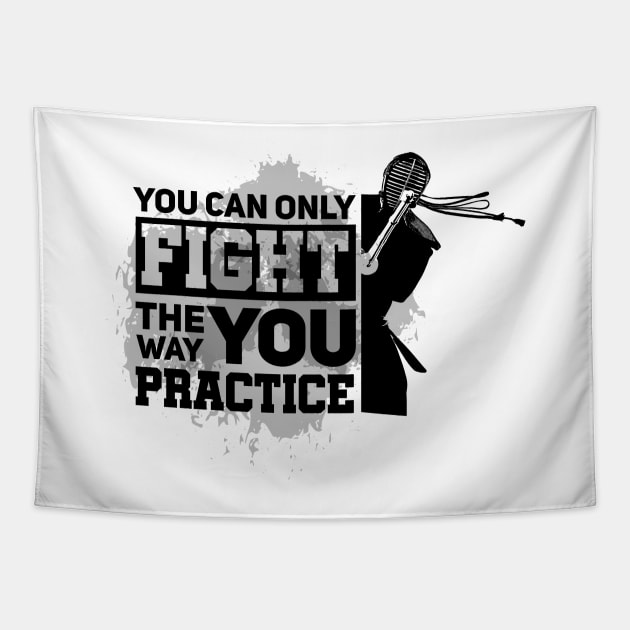 KENDO Motivational T-Shirt Tapestry by Arish Van Designs