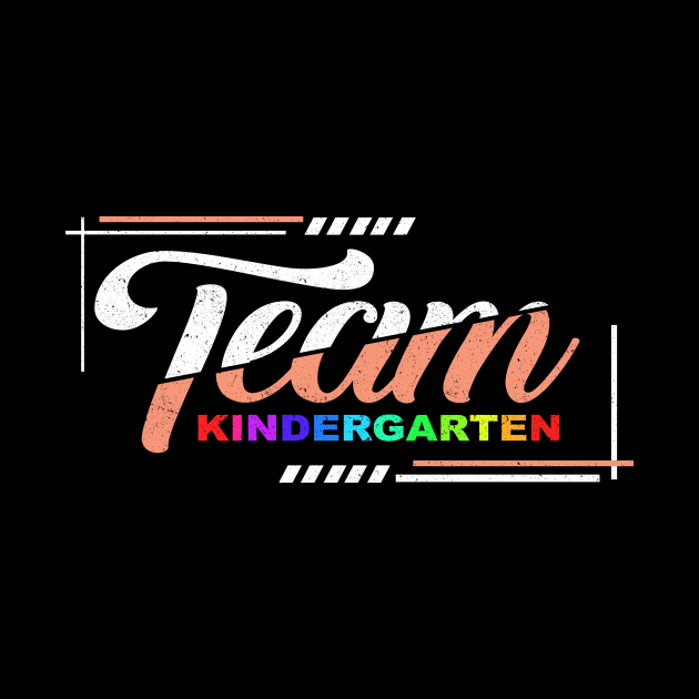 'Team Kindergarten' Cute Kindergarten Teacher Gift by ourwackyhome