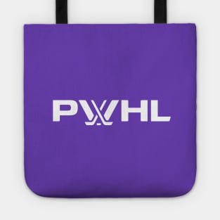 PWHL text logo Tote