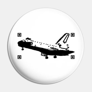 Space Shuttle QR Pin