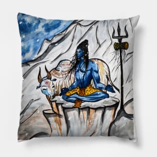 Shiva and Nandi Pillow