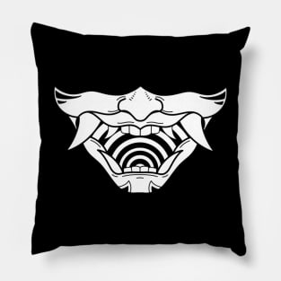 Demon Japanese Mask Pillow